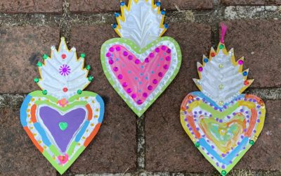Mexican Sacred Heart Magnets