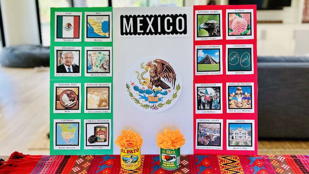 Mexico Country Facts Board
